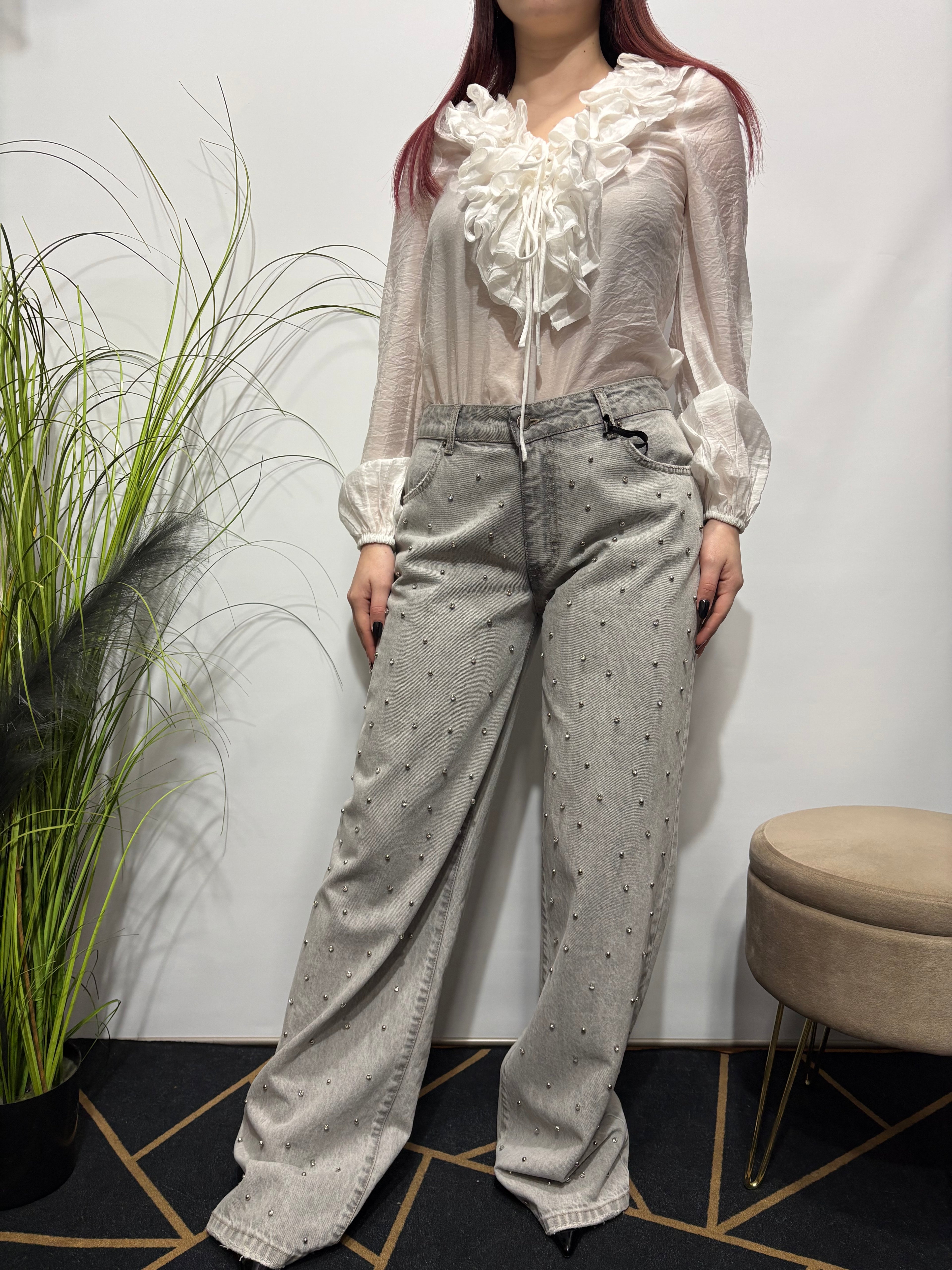 Camicia tencel rouge