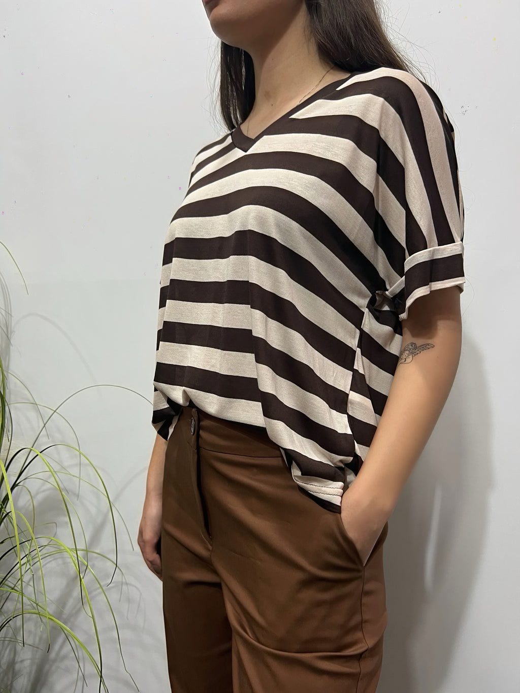 T-shirt a righe COCONUDA