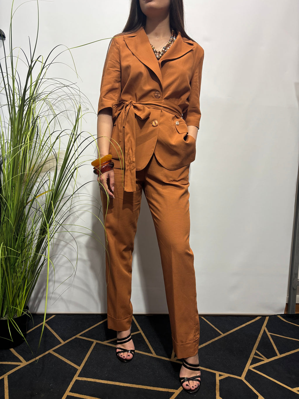 Tailleur Tabacco Laura Biagiotti
