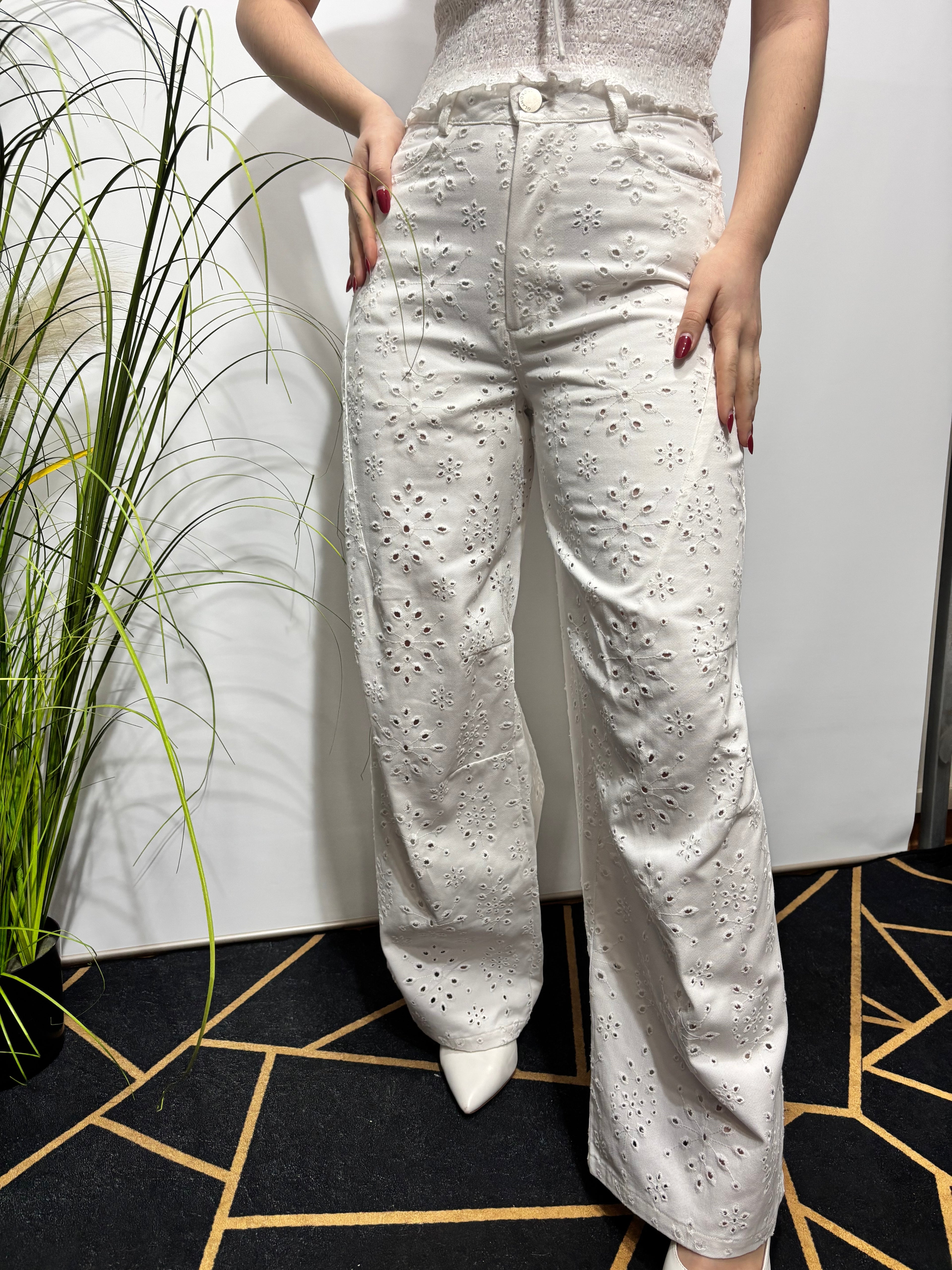 Jeans pizzo San gallo
