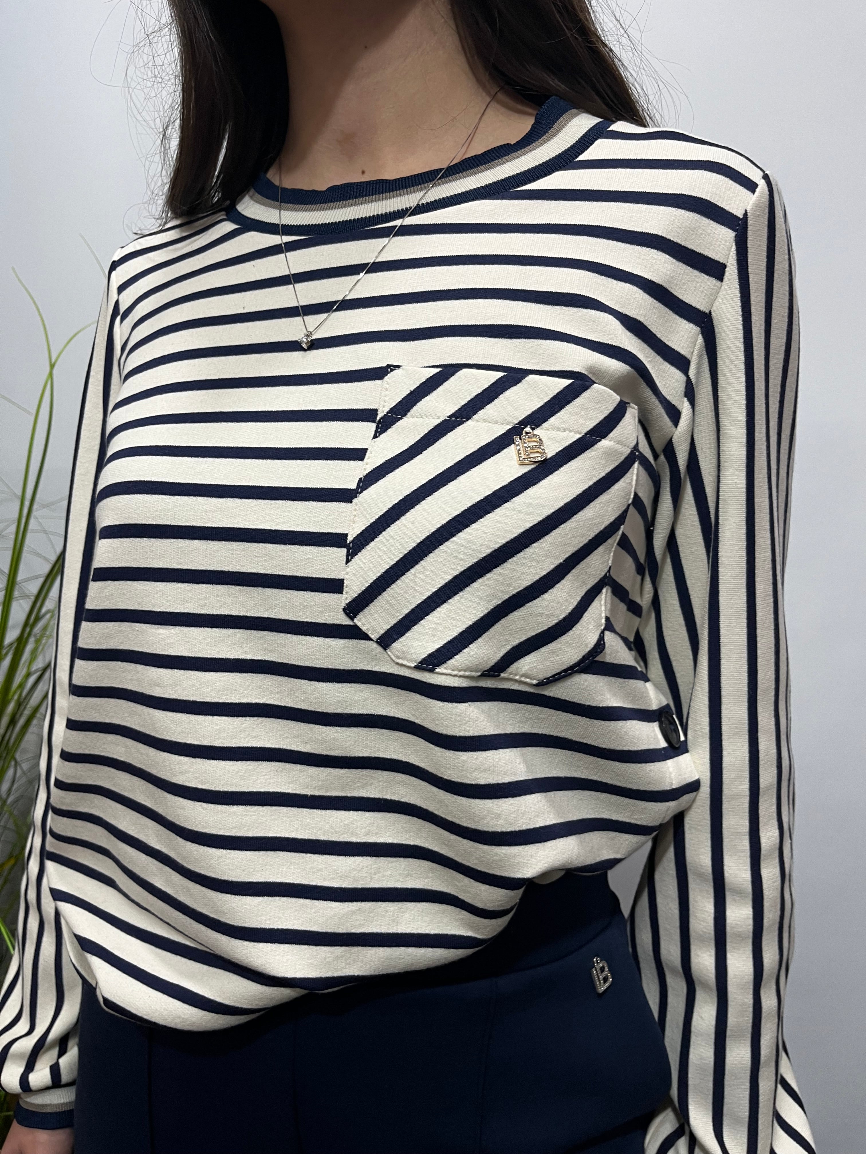 T-shirt a righe LAURA BIAGIOTTI