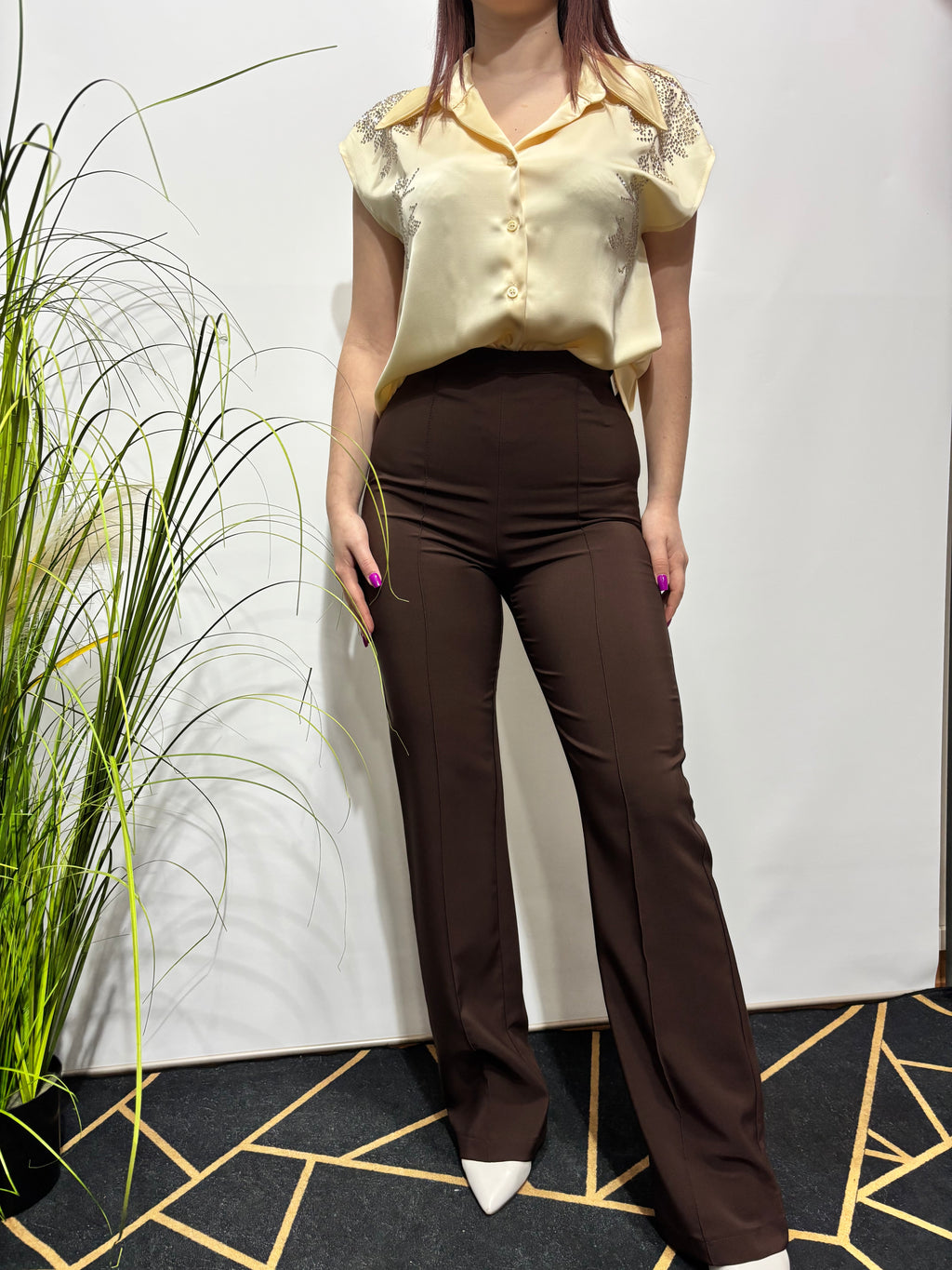 Camicia dettaglio strass