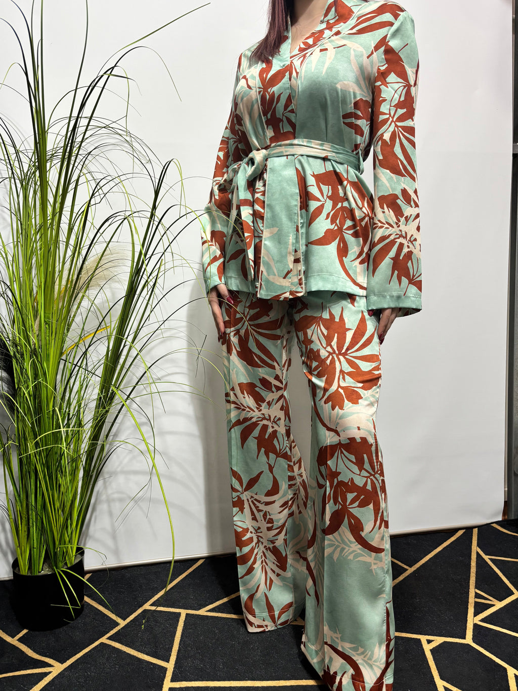 Pantalone dritto fantasia  Coconuda