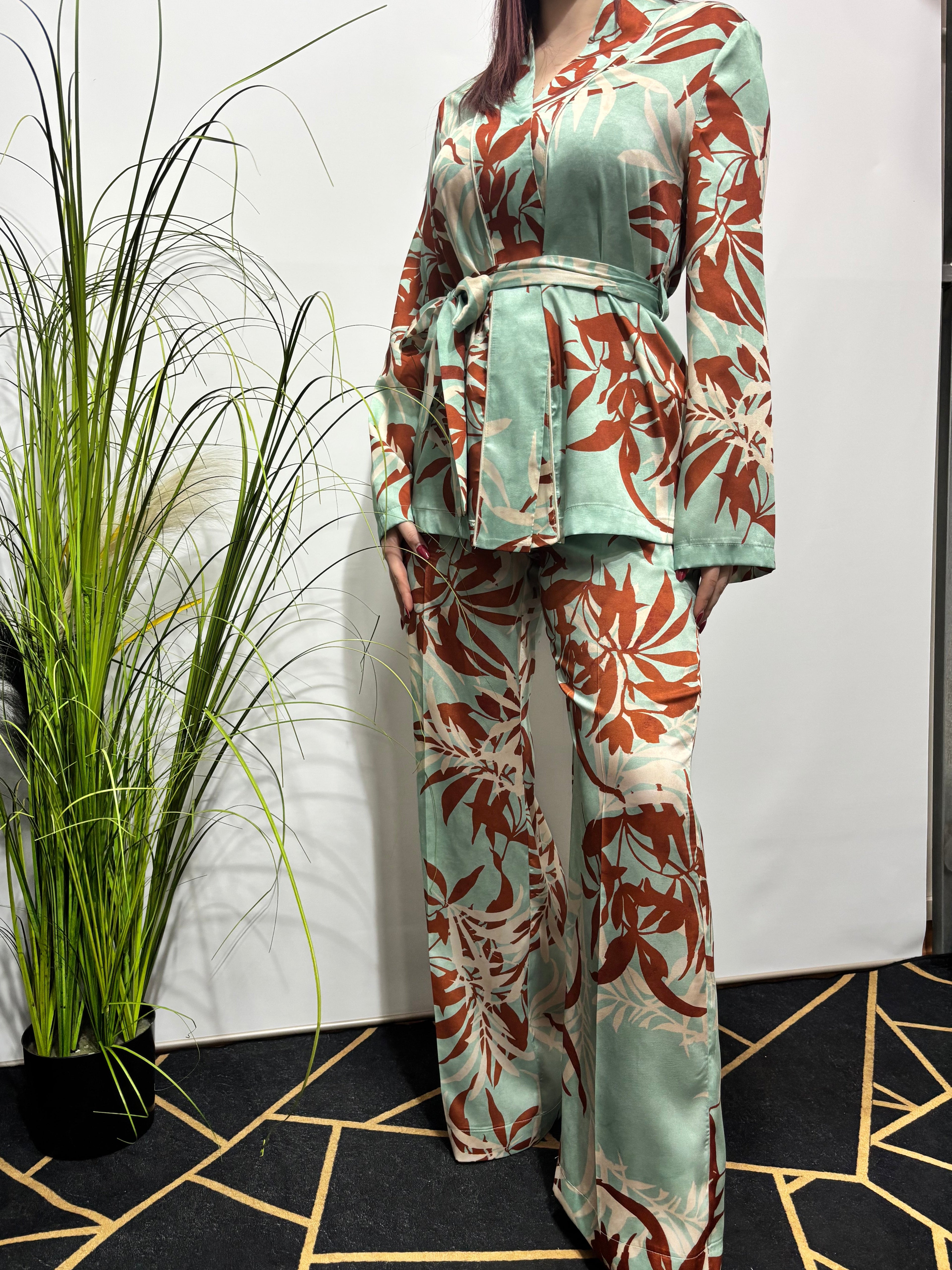 Pantalone dritto fantasia  Coconuda