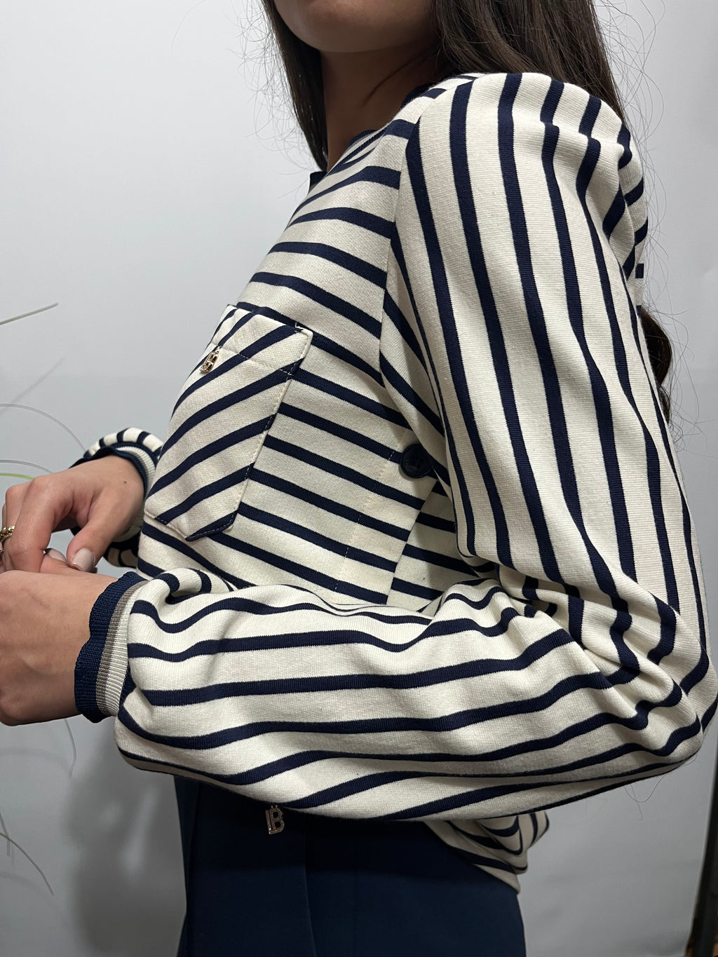 T-shirt a righe LAURA BIAGIOTTI