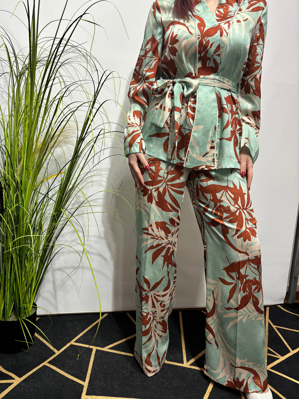Pantalone dritto fantasia  Coconuda