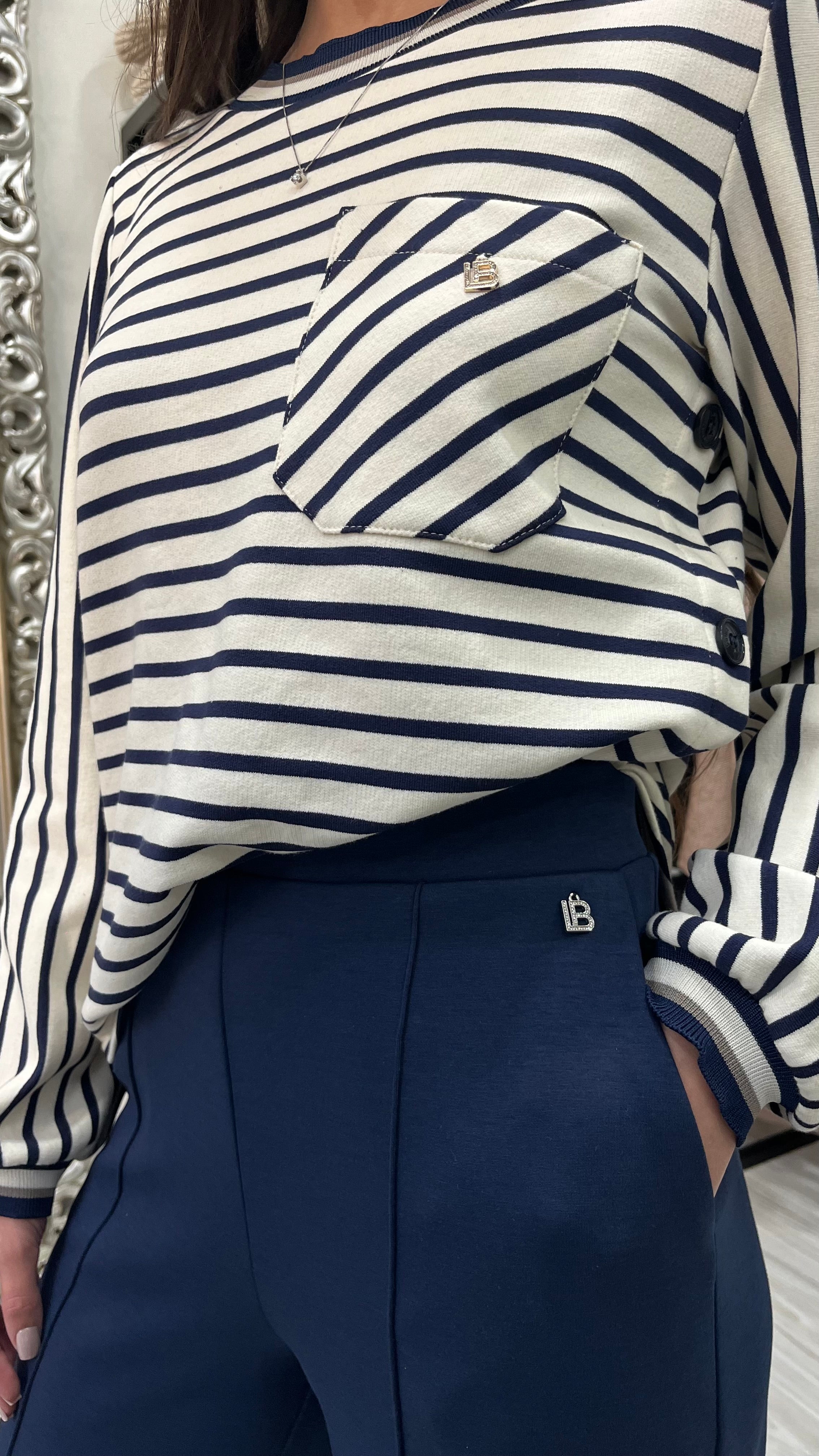 T-shirt a righe LAURA BIAGIOTTI