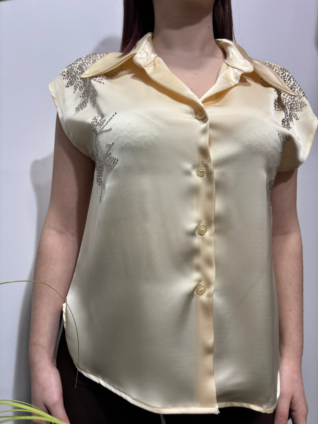 Camicia dettaglio strass