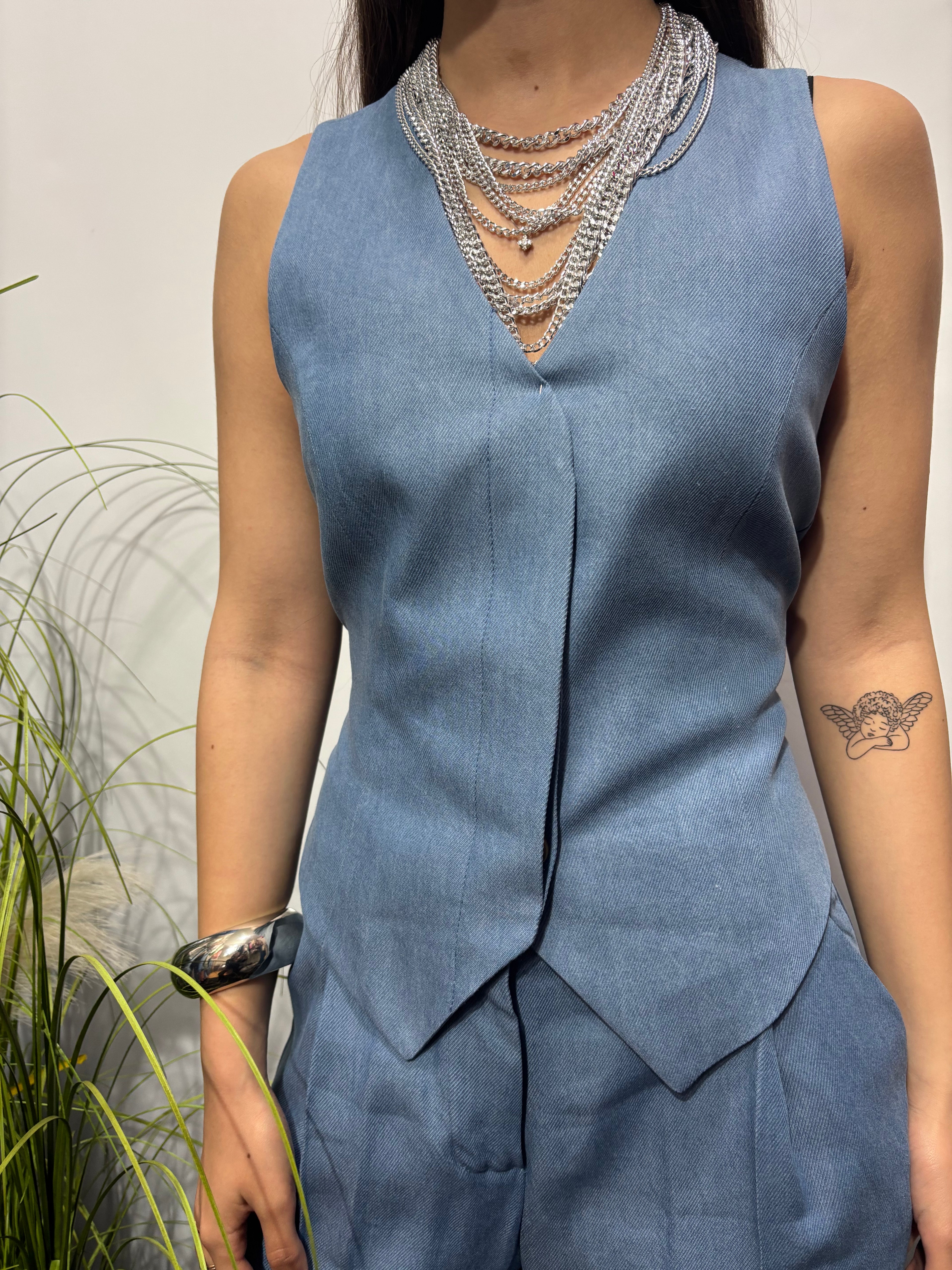 Gilet Fato jeans